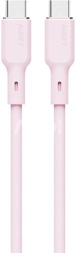 USB-C to USB-C Cable Aukey CB-SCC102, 100W, 1.8m (pink)