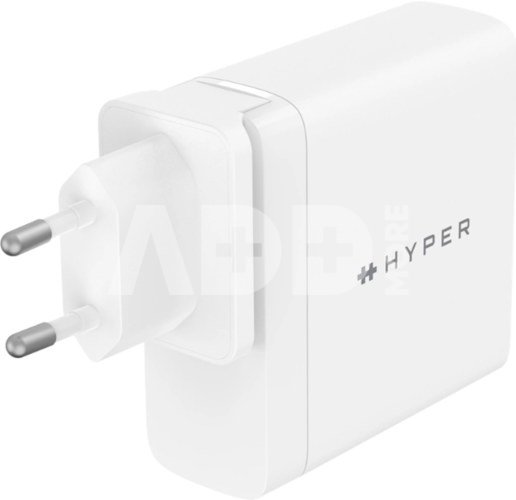 Hyper HyperJuice PD3.1 140 W 3-port GaN Wall-Charger - w 2m USB-C to C PD3.1 cable & Travel Adapters