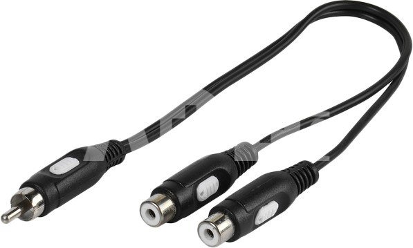 Vivanco cable 1xRCA - 2xRCA 0.2m (46027)