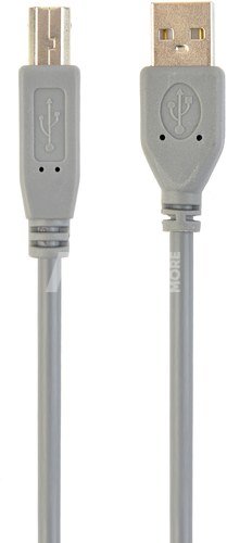 Cablexpert CCP-USB2-AMBM-6G USB 2.0 A-plug B-plug 6ft cable, grey color