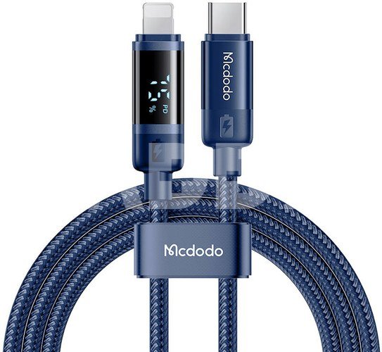 Mcdodo CA-5211 USB-C to Lightning cable, 36W, 1.2m (blue)