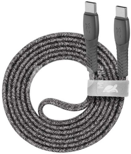 CABLE USB-C TO USB-C 1.2M/GREY PS6105 GR12 RIVACASE