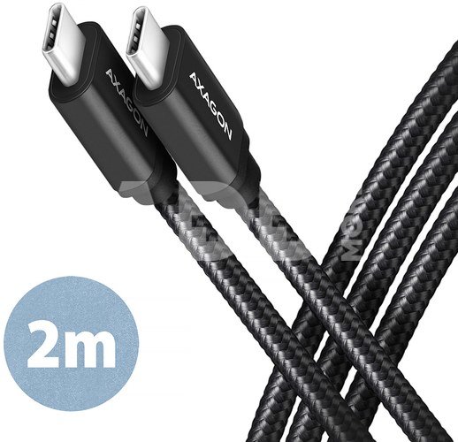 AXAGON Data and charging cable | BUCM3-CM20AB | USB Type-C to USB Type-C