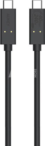 USB-C to USB-C Cable Aukey, CB-TCC241, 240W, 0.8m (black)