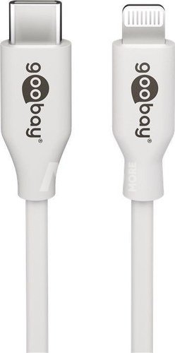 Goobay 39448 Lightning - USB-C USB charging and sync cable, 2 m, white Goobay USB-C™ male Apple Lightning male (8-pin)