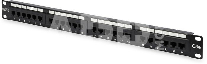Pach panel cat5, 24 ports,unshielded