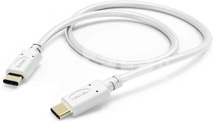 Hama charging-/ Datacable USB Type-C to Type-C 0,2m white