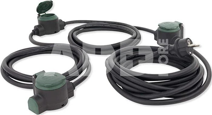 REV extension Suprafelx IP 44 black/green
