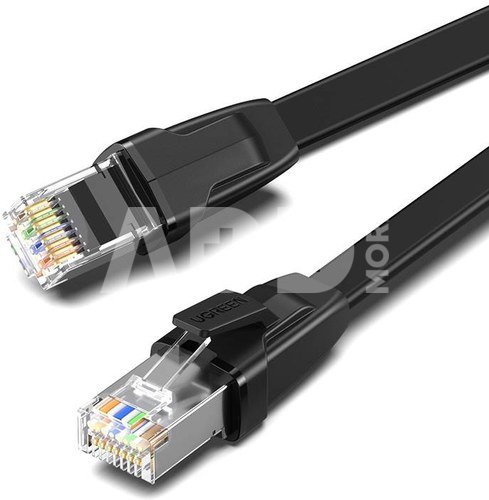 UGREEN NW134 Cat 8 U/FTP Flat Ethernet RJ45 Cable Pure Copper 3m (black)