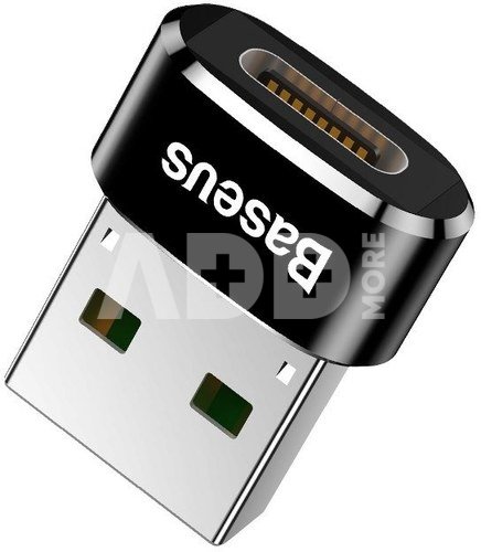 Baseus USB Male To Type-C Female Adapter Converer black