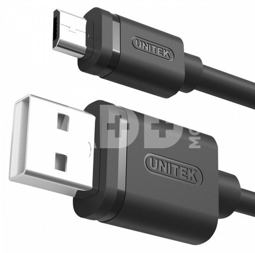 Unitek USB - microUSB CABLE 2.0 2M, M/M; Y-C455GBK