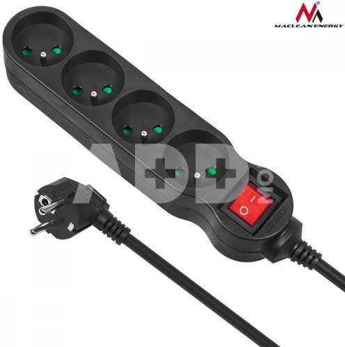Maclean Power strip 2m MCE182 2300W black