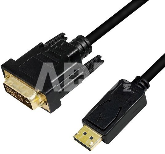 LogiLink DisplayPort to DVI cable , black, 1m