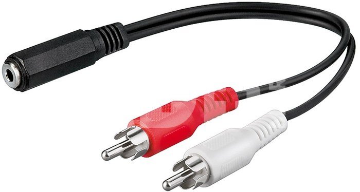Goobay Audio cable adapter, 3.5 mm 50092