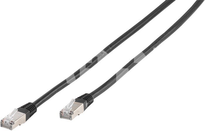 Vivanco network cable CAT 6 1m, black (45315)