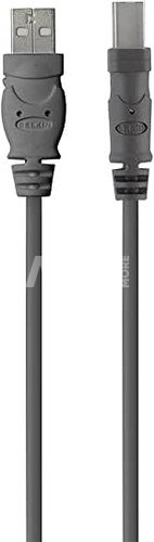 Belkin USB 2.0 Premium Printer Cable, USB-A/USB-B, 3m, black