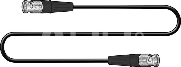 L-2.5CHWS Flexible 3G/HD-SDI cable, BNC-BNC 0,3m