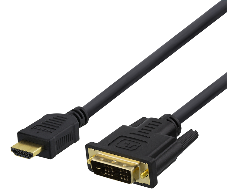 Kabelis DELTACO 1080p, DVI-D Single Link, 3m, juodas / HDMI-113-K / 00100023