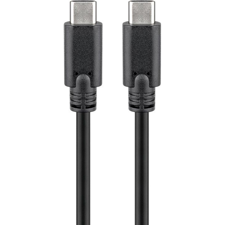Kabelis Goobay 38873 USB-C (USB 3.2 generation 2x2, 5A) Black