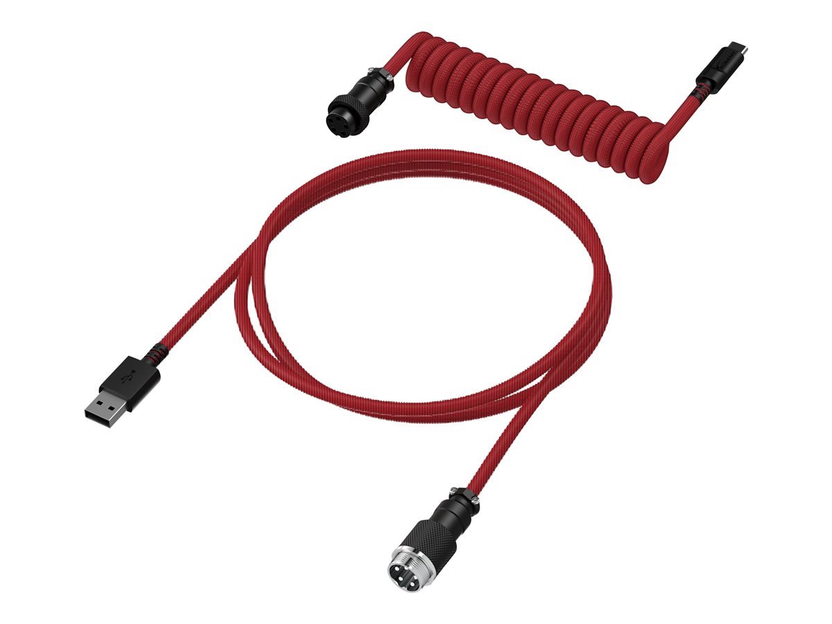 HP HyperX USB-C Coiled Cable Red-Black