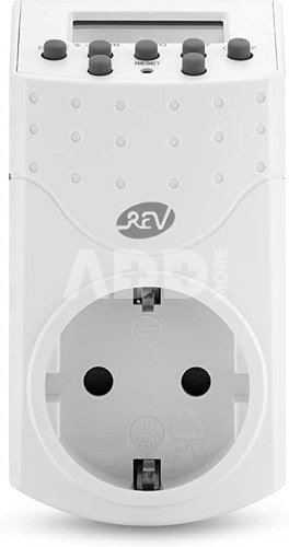 REV timer digital white