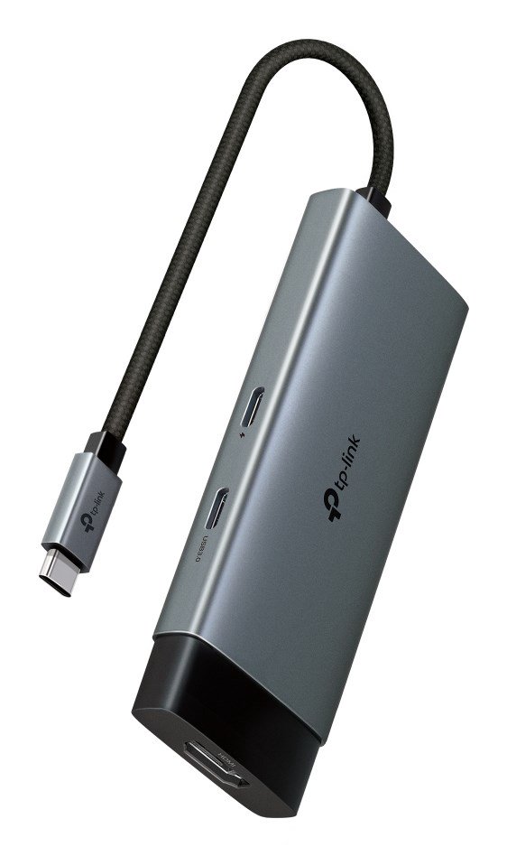 TP-Link UH5020C sąsajos šakotuvas C tipo USB 5000 Mbit/ai Pilka