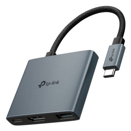 TP-Link UH3020C sąsajos šakotuvas C tipo USB 5000 Mbit/ai Pilka