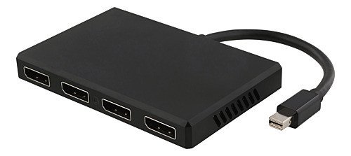 Produto aprašymasMiniDisplayPort - 4xDisplayPort MST šakotuvas, 3840x2160 at 60Hz, juodasVaizdo