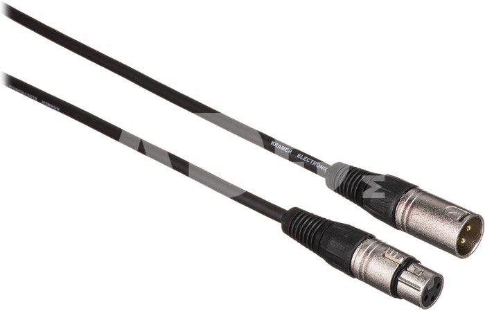 Kramer Electronics Kramer 3-Pin XLR Male to 3-Pin XLR Female Quad-Style Cable (1.5')
