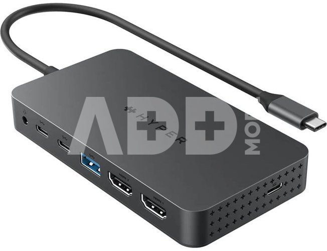 Hyper | HyperDrive Universal USB-C 7-in1 Dual HDMI Mobile Dock for M1/M2 MBAir/Pro | HDMI ports quantity 2