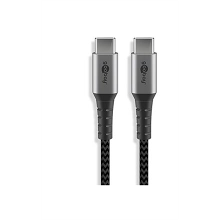 Audio kabelis Goobay  Sync and charging cable  49303  USB-C to USB-C