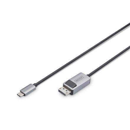 Audio kabelis Digitus Bi-directional Adapter Cable  DB-300334-010-S  USB-C to DisplayPort