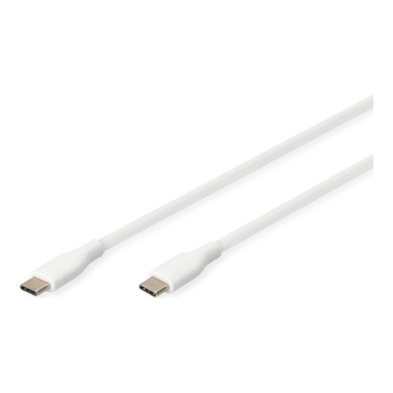 Audio kabelis Digitus Silicone Connection Cable  AK-300341-020-W  USB-C to USB-C
