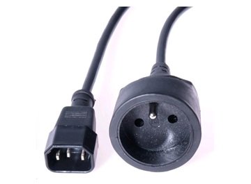 Power cable PremiumCord PREMIUMCORD Cable napájecí 230V prodlužovací 23 cm s EURO connector for UPS