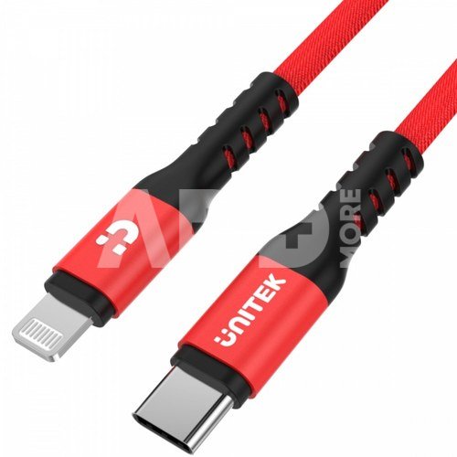 Unitek Cable USB-C - Lightning 1M, M/M, MFI; C14060RD