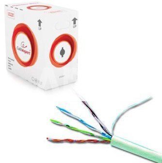 Gembird Cable LAN Cat6 UTP solid AWG24 305m