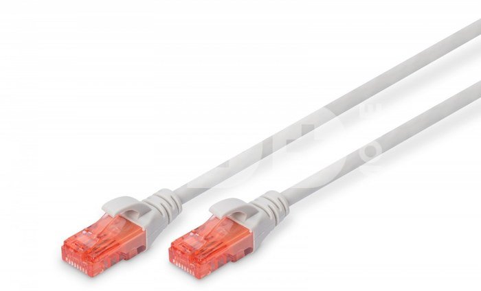 Digitus Patch cord U/UTP kat.6 PVC 3m grey