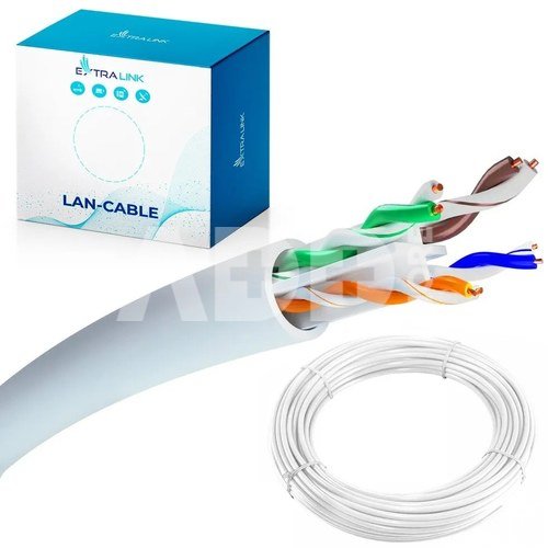 Extralink Cable CAT6 UTP(U/UTP) internal twisted pair 50M