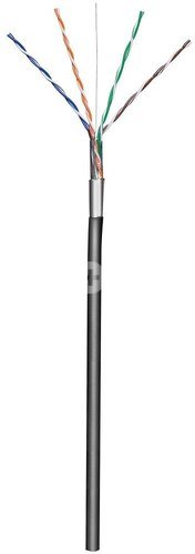 Techly Network bulk cable outdoor F/UTP Cat5e 4x2 305m black