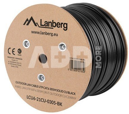 Lanberg Cable UTP Cat.6 CU 305 m wire outdoor