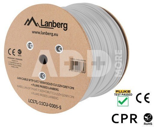 Lanberg Cable SFTP Cat.7 CU305m wire LCS7L-11CU-0305-S