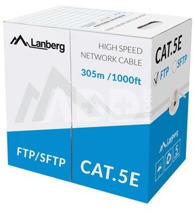Lanberg Cable FTP Cat.5E CU 305 m wire gray