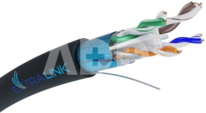 Extralink Network cable CAT6 FTP external 305M
