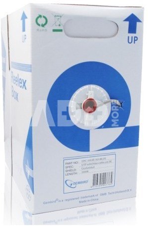 Gembird Cable LAN Cat5e FTP solid AWG24 305m