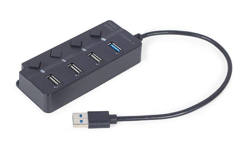 USB šakotuvas Gembird UHB-U3P1U2P3P-01 4(1 x USB 3.1 + 3 x USB 2.0)