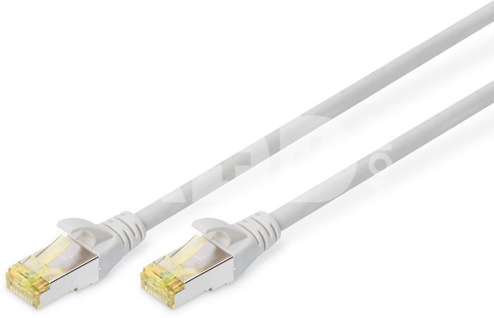 DIGITUS CAT 6A S-FTP patch cord, Cu, LSZH AWG 26/7, length 3 m, color grey
