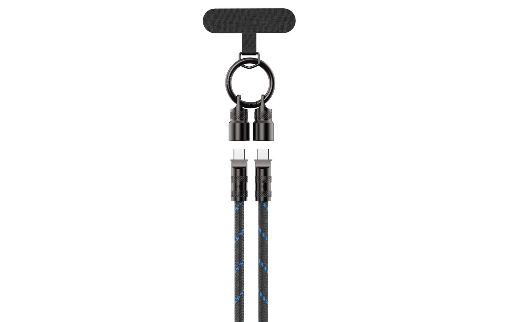 Havit CB6340 - Įkrovimo laidas, 1,2 m (juodas/mėlynas)