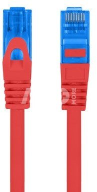 Lanberg Patchcord kat.6a S/FTP CCA 3.0m czerwony
