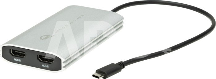 OWC ADAPTER USB-C TO DUAL HDMI 4K DISPLAY ADAPT W. DISPLAYLINK F. M1 MAC, MAC/PC W.USB-C/THUNDERBOLT