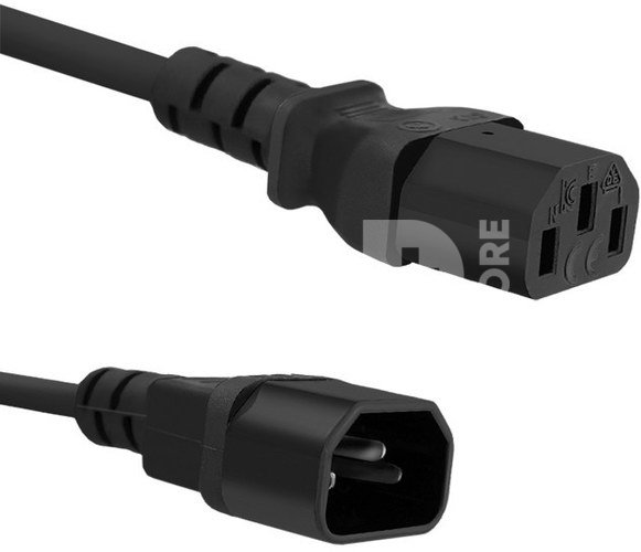 Qoltec Power cable for UPS | C13/C14 | 3m